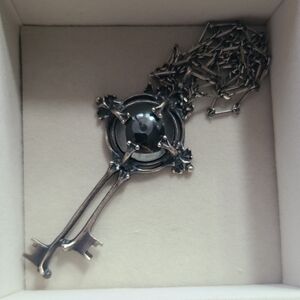 Bloodmilk Hematite Key Of Pythia Necklace